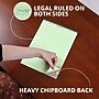 Roaring Spring Paper Products Enviroshades Notepad, 8.5" x 11.75", Wide Ruled, Green, 50 Sheets/Pad, 3 Pads/Pack (74193)~#|#~AB3B66C8-4A83-4FBC-AF079CCC13D25B47_sc7