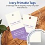 Avery 2" x 3-1/2"  Blank Price & Merchandise Tags, Ivory, 200/Carton (95322-MIT25)~#|#~AB4059A8-F058-4254-A583BDECAB2B446B_sc7