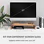 Anji Mountain Mango Wood Monitor Stand, Up to 32" Monitor, Natural (MS-CRV-MNG)~#|#~AB431CEC-F784-413F-AEF3D91AF9529117_sc7