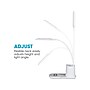 OttLite Organizer LED Desk Lamp, 15", White (7QC00W)~#|#~AB43CEDE-DAD2-4A62-A8524DB2D1619B97_sc7