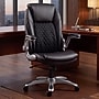 Staples Sorina Ergonomic Bonded Leather Swivel Executive Chair, Black (58262)~#|#~AB447A80-81EF-4296-A35CF349F8B7C9A2_sc7