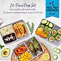 Bentgo Prep 3-Compartment Containers, Lilac (BGPRP3-LC) ~#|#~AB4FE0E8-50BB-476F-B4945E2CAF0495ED_sc7