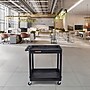 Luxor ENDURA XL 2-Shelf Utility Cart, Black (TC11-B)~#|#~AB501882-7D07-41A5-A5BD76B787F28D0A_sc7