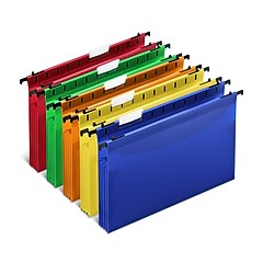 Pendaflex File Folders, 1/3-Cut Tabs, Letter Size, Plastic