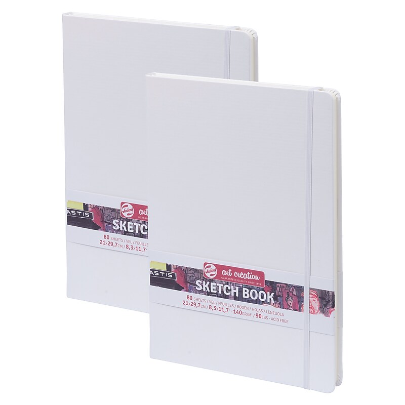 Talens Art Creation 8.3" x 11.7" Sketch Book, 80 Sheets/Book, 2/Bundle (TLN9314103M-2) image 1