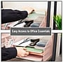 Mind Reader 5-Compartment Metal Desk Organizer, Pink (MESHBOX5-PNK)~#|#~AB55A87D-1300-4985-AB68E3EE3DB88CD2_sc7