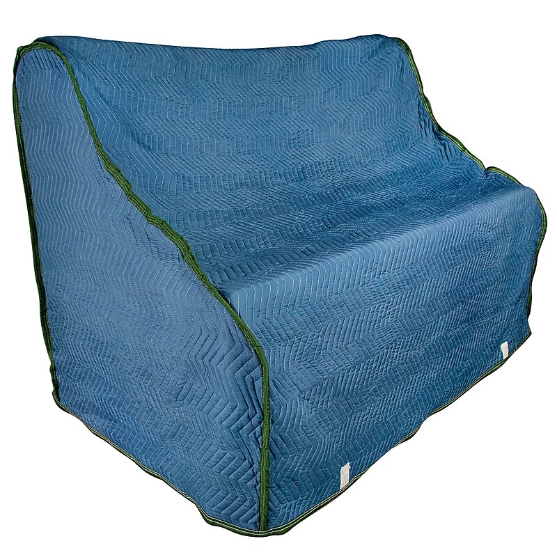 Monster Trucks 46" x 64" x 36" Padded Furniture Cover, Blue/Green (MT10111) image 1