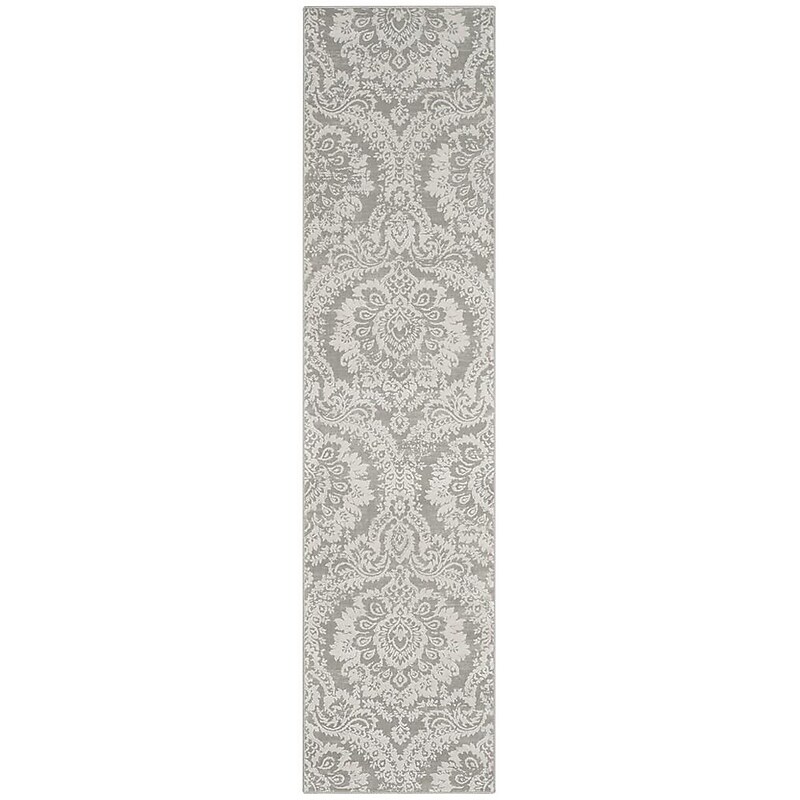 Safavieh Princeton Collection 2' x 8' Runner Indoor Area Rug, Machine Made, Grey/Beige (PRN717G-28) image 1