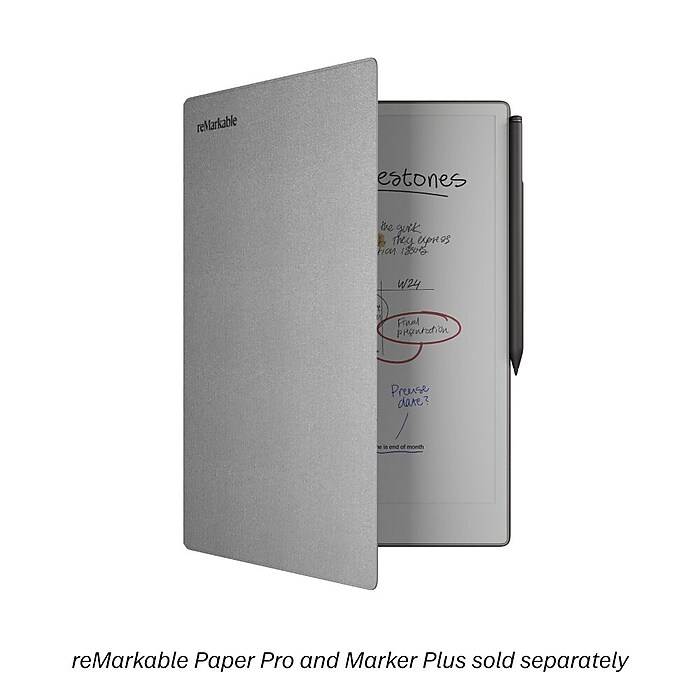 reMarkable Polymer Weave BookFolio Pro for Paper Pro, Gray