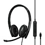 EPOS ADAPT 100 Series Noise Canceling Stereo Headset, USB-C, UC Certified, Black (1000220)~#|#~AB5ED441-518F-496D-AFC01285D737D22A_sc7