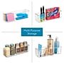 iDESIGN Adhesive Organizers, Clear, 4/Set (27825M4) ~#|#~AB6334F9-D668-46D1-99F33EDC150AE0EB_sc7