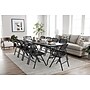 Cosco Fold-in-Half 8' Folding Table, Black (14778BLK1X)~#|#~AB65353A-DACE-42FF-A30F69315DDF2EF2_sc7