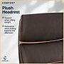 Finch NEO TWO Ergonomic Vegan Leather/Wood Swivel Executive Chair, Brown (52373-BRN)~#|#~AB65A571-7F6F-47BA-AE782A0AEDAAA0B5_sc7