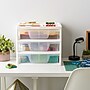 Iris 3-Drawer Desktop Storage, Clear (301161)~#|#~AB669E39-ECE0-4B76-A5777323D98CDCE1_sc7