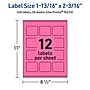 Avery Hemp Star Laser/Inkjet Multipurpose Labels, 2-1/4" x 2-3/8", Off-White (960/Box)~#|#~AB67C05C-6859-4989-ABA8155D3C4A8BAB_sc7