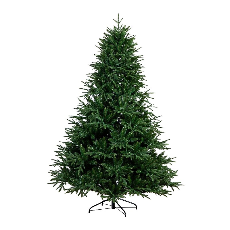 Nearly Natural 7' Pre-Lit Artificial Edmonton Fir Light Show Memory Shape Christmas Tree (T4786) image 1