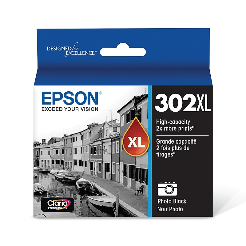 Epson T302XL Photo Black High Yield Ink Cartridge image 1