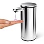 simplehuman Automatic Hand Soap/Sanitizer Dispenser, 266mL., Polished Steel (ST1092)~#|#~AB775C9B-A58E-4D72-8C6C0E2CFAB1F98D_sc7