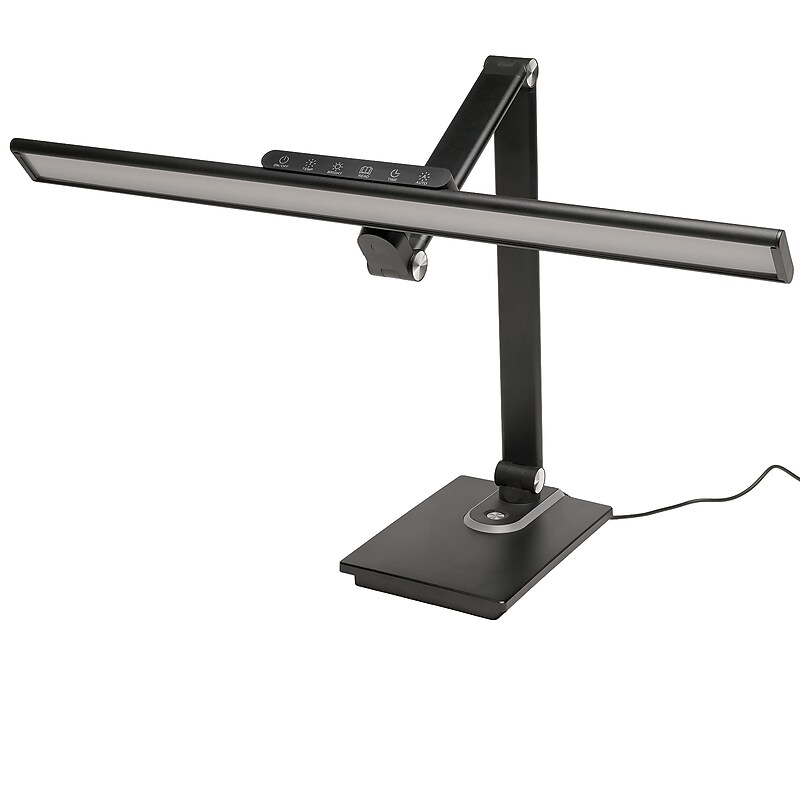 Excello Brands Wellness Series LED Desk Lamp, 17.5", Black (EGP-DL-18N-BLK) image 1