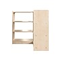 Flash Furniture Bright Beginnings 6-Section Open Corner Storage Unit, 31.5"H x 31.5"W x 31.5"D, Brown (MK-KE24053-GG)~#|#~AB7A13A5-ABF2-4857-B366D63FC631DC15_sc7