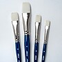 Silver Brush Bristlon Short Handle Brights Brushes, 4/Set (SLVBR1959)~#|#~AB7A64F7-D95B-4BA0-ADEAAC700409FA5F_sc7