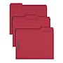 Staples Reinforced Classification Folder, 3/4" Expansion, Letter Size, Red, 50/Pack (ST62732)~#|#~AB7E25A8-7C3A-4B73-B3D2FD22F16D14FD_sc7