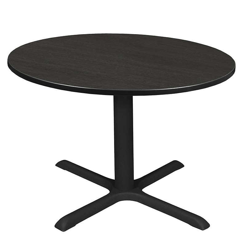 Regency Cain 48" Round Laminate X Base Breakroom Table, Ash Grey (TB48RNDAG) image 1