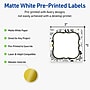 Avery Square Laser/Inkjet Multipurpose Labels, 2" x 2", White, 120/Pack (19479371033)~#|#~AB7EC01A-C381-4D8D-9F45EC064DE6EC9A_sc7