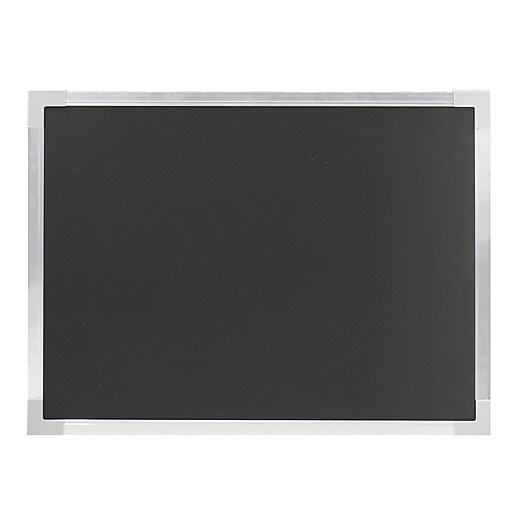 Flipside DryErase Blackboard, Aluminum Frame, 24" x 36" (17931) Staples