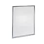 Azar Sign Holder, 24" x 36", Wall Mounted, Silver, Plastic (300344-SLV)~#|#~AB8B4307-A412-489B-902025D2BA71E519_sc7