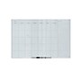 U Brands Floating Glass Dry Erase Calendar Board, Frameless, 35" x 23", White Frosted Surface (2775U00-01)~#|#~AB8EB504-B444-4C41-9208B5BDD9C91D5A_sc7