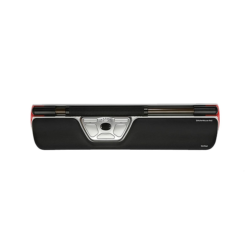 Contour Design RollerMouse Red Wireless Ergonomic Ambidextrous Rollerbar Mouse, Black (CDRMRED10110) image 1
