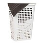 Mind Reader Slim Tapered Hamper with Lid, Plastic, White (SWHAMP50-WHT)~#|#~AB9AEC4B-5E0A-4522-9AF1C9A15FB2DFEE_sc7