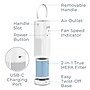 Pure Enrichment PureZone Mini True HEPA Portable Air Purifier, 3-Speed, White (PEPERSAP)~#|#~AB9C1E3E-FF49-4947-B5FED4182FCA0446_sc7