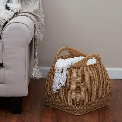 Household Essentials Woven Storage Basket - Thumbnail 3