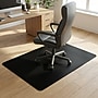 Staples Carpet Chair Mat, 36" x 48", Designed for Low-Pile Carpet, Black Vinyl (128004)~#|#~AB9F3F47-6BFF-40E8-BAB336A3E9FF306F_sc7