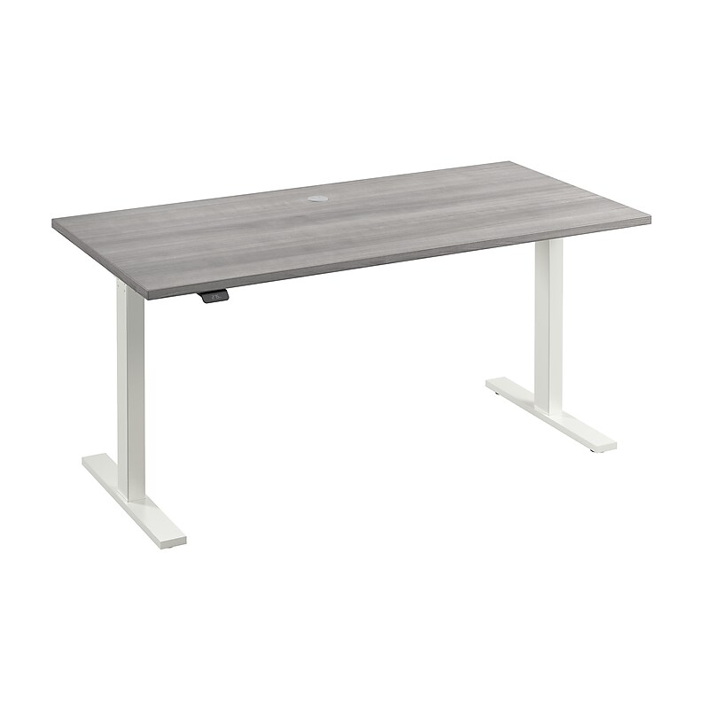 Bush Business Furniture Move 60 Series 60"W Electric Adjustable Standing Desk, Platinum Gray (M6S6030PGWK) image 1