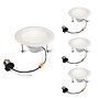 Bulbrite 12 Watt 4" Integrated LED Recessed Downlight with E26 Quick Connect, 2700K Warm White Light, 1100 Lumens, 4/Pack~#|#~ABA6C0C8-F881-4179-8CD374099DB9DCA4_sc7