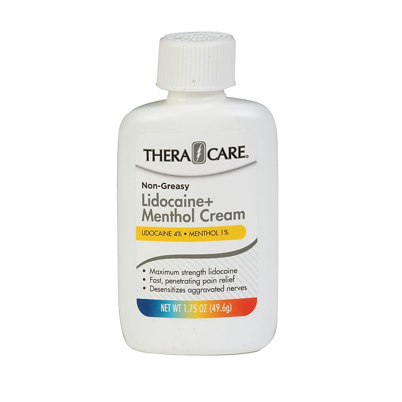 TheraCare Maximum Strength Lidocaine Cream, 1.75 oz. (19-931) image 1