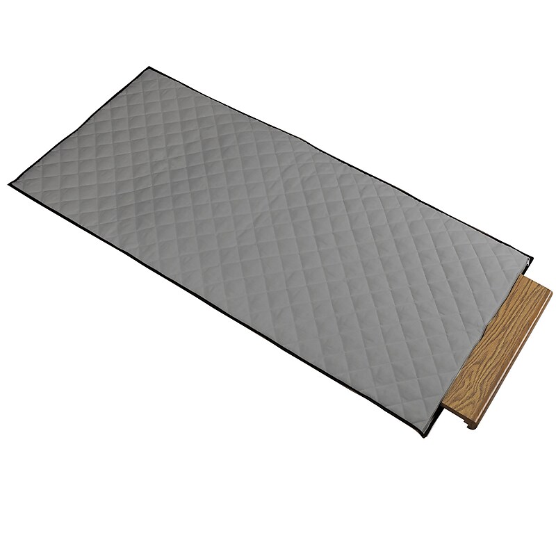 Household Essentials Quilted Table Leaf Storage Bag, Gray/Charcoal (52548-1) image 1
