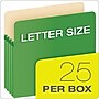 Pendaflex Color File Pockets, 3 1/2" Expansion, Letter Size, Green, 25/Carton (1524CT GRE)~#|#~ABA80878-B956-42AC-9AC2B9A84DD66DEE_sc7
