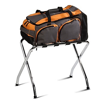 Honey-Can-Do Luggage Rack, 16"W, Chrome (TBL-01817)