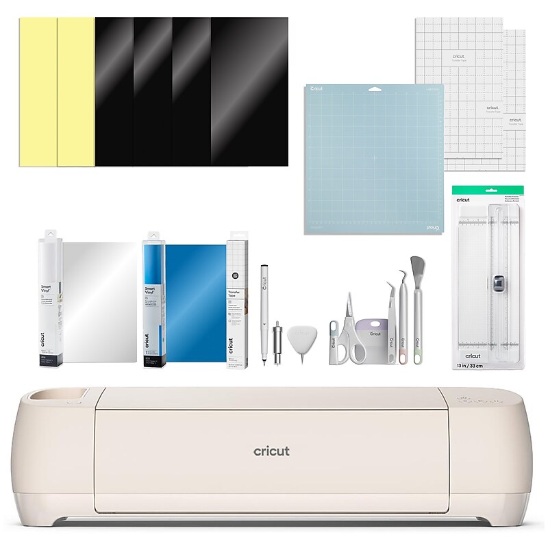Cricut Explore 4 Die Cutting Starter Bundle, Seashell (8002724) image 1