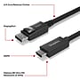 Staples TECH 6 ft. Display Port to HDMI Audio/Video Cable, Male to Male, Black (ST62466)~#|#~ABBCBBD4-E9D1-4F29-8039361E1AA6C8DB_sc7