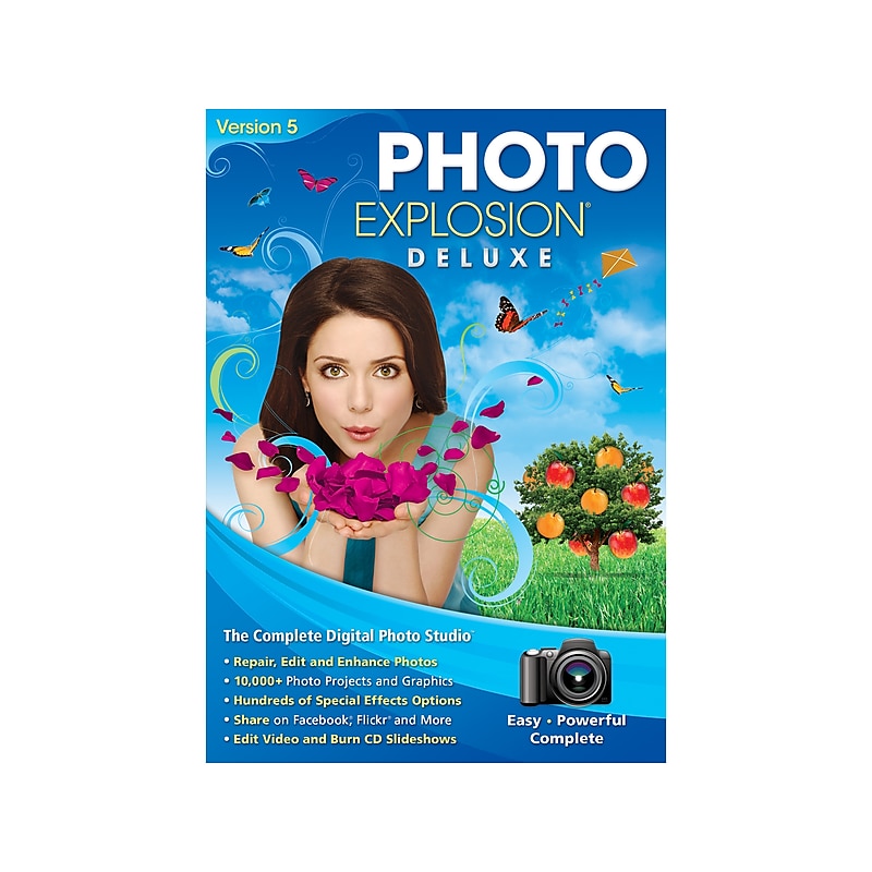 Avanquest Photo Explosion 5.0 Deluxe for Windows, 1 User [Download] image 1