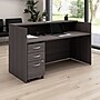 Bush Business Furniture Arrive 72"W Reception Desk with Shelf and Mobile File Cabinet, Storm Gray (ARV005SG)~#|#~ABC5D148-8A2C-4497-BF7340B0A504D9AE_sc7