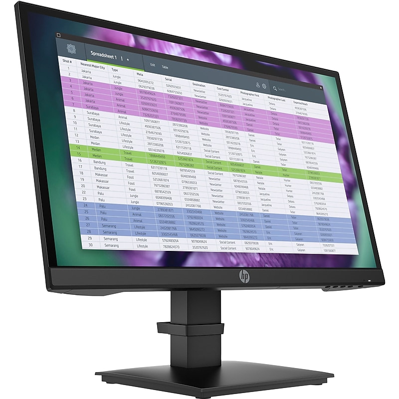 HP P22 G4 21.5” 1920×1080 IPS 60Hz FHD Monitor, Black (1A7E4AA) image 1