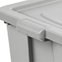 Sterilite 120 Quart Tuff1 Tote with Snap-on Lid, Plastic, Cement (16796A04)~#|#~ABCA650A-452A-48C4-AEBEE131E453E51C_sc7