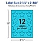Avery Printable Burst Multipurpose Labels, 2-1/4" x 2-3/8", Bright Blue, 960/Box (94611)~#|#~ABCC2E68-7C96-4A24-86C5F33EF0ABCF60_sc7