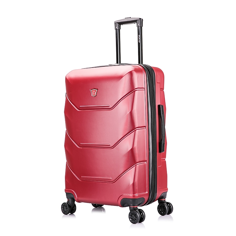 DUKAP Zonix 26" Hardside Suitcase, 4-Wheeled Spinner, TSA Checkpoint Friendly, Wine (DKZON00M-WIN) image 1